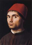Antonello da Messina Portrai of a Man painting